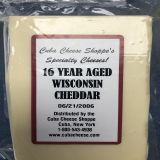 16 Year Aged Wisconsin Cheddar